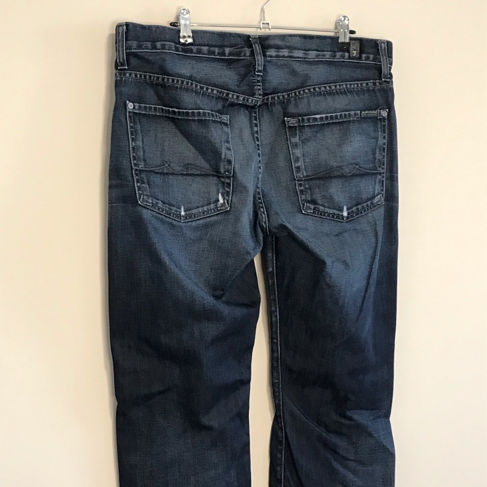 7 for all Mankind "Slimmy Jean" Dark Wash Size 34 - Picture 9 of 12